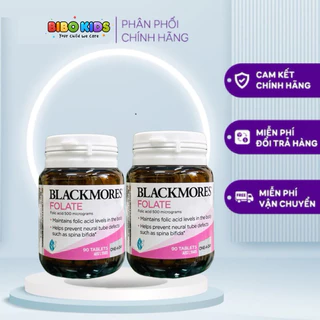 Viên Uống Bổ Sung Axit Folic Cho Mẹ Bầu Blackmores Folate 90 viên - Xuất xứ Úc