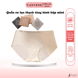 Quần lót nữ Vanvene, quần su lụa thạch đóng hộp mini kháng khuẩn siêu mỏng tàng hình