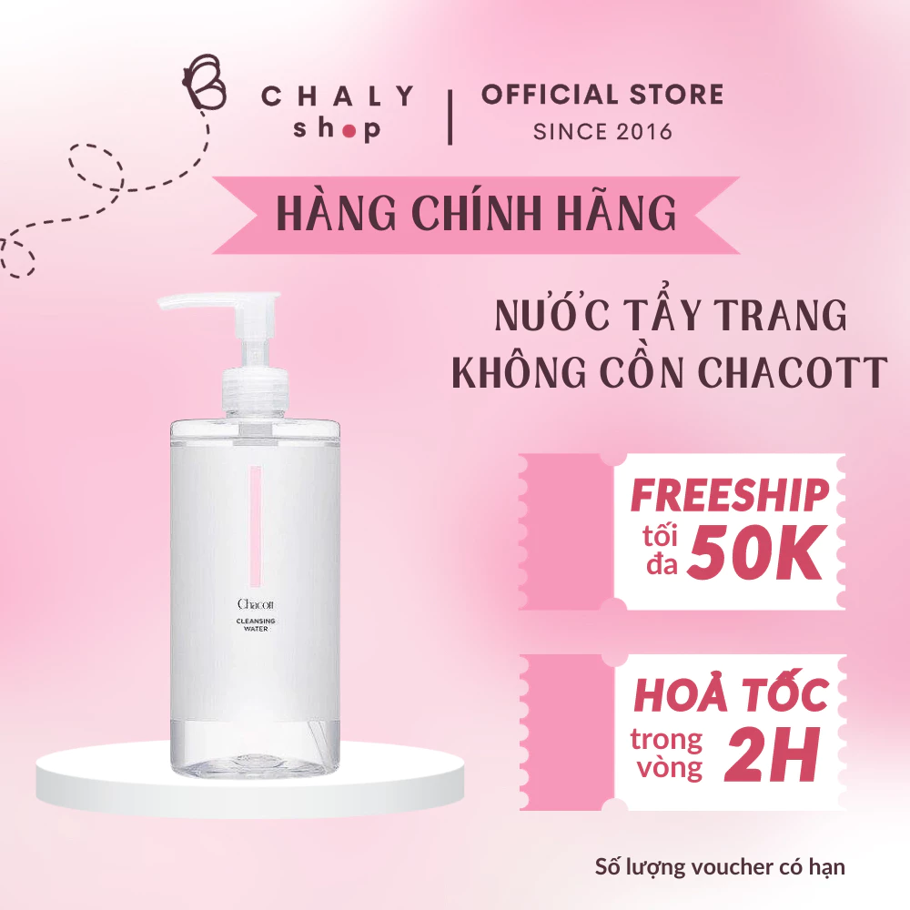 Nước tẩy trang Chacott for Professionals Cleansing Water 500ml Nhật