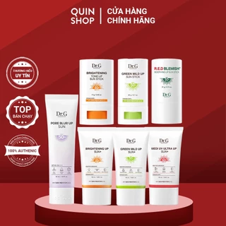 Kem Và Lăn Chống Nắng Dr.G Green Mild Up, Brightening UP Sun, Dr.G Medi UV Ultra Sun, Pore Blur Up Sun