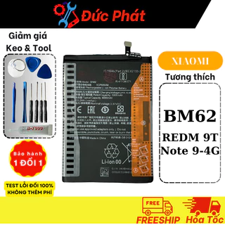 Pin Xiaomi BN62 Redmi 9T / Note 9-4G Zin New (Giảm giá khi mua kèm keo dán và bộ sửa)