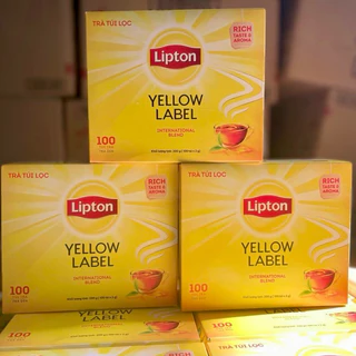 Trà túi lọc Lipton nhãn vàng