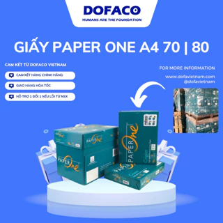 [Chính hãng] Giấy in cao cấp PaperOne A4 | Định lượng 70 - 80gsm | Giấy mịn trắng sáng | Không lo kẹt giấy khi in