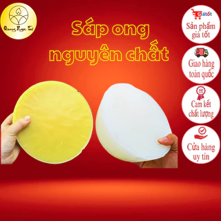 Sáp ong vàng, sáp ong trằng dạng tảng  300gr 500gr 1kg Nguyên liệu làm nến Handmade