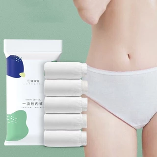 Quần lót cotton dùng một lần, mặc một lần không cần giặt, mềm mại, tiện lợi, thích hợp khi đi du lịch ngoài trời