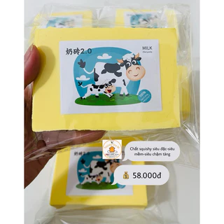 Squishy khối bò siêu thơm siêu mềm siêu chậm tăng