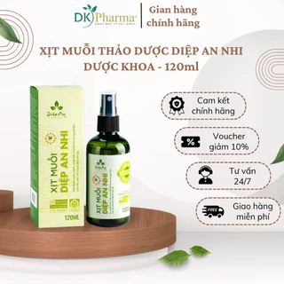 Xịt muỗi cho bé Diệp An Nhi chai lớn - 120ml - phòng chống, xua đuổi côn trùng - DK Pharma