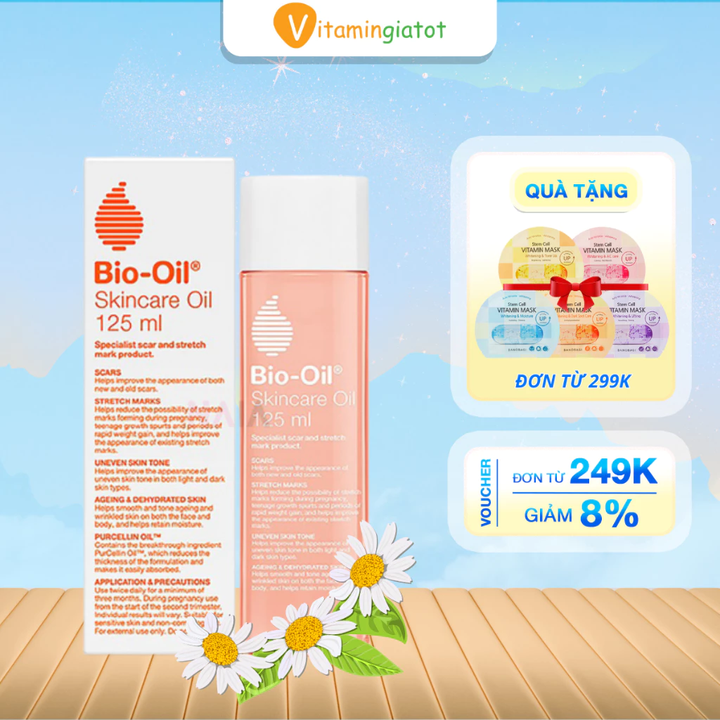 Dầu chăm sóc da giúp cải thiện rạn da, mờ sẹo và đều màu da Bio Oil