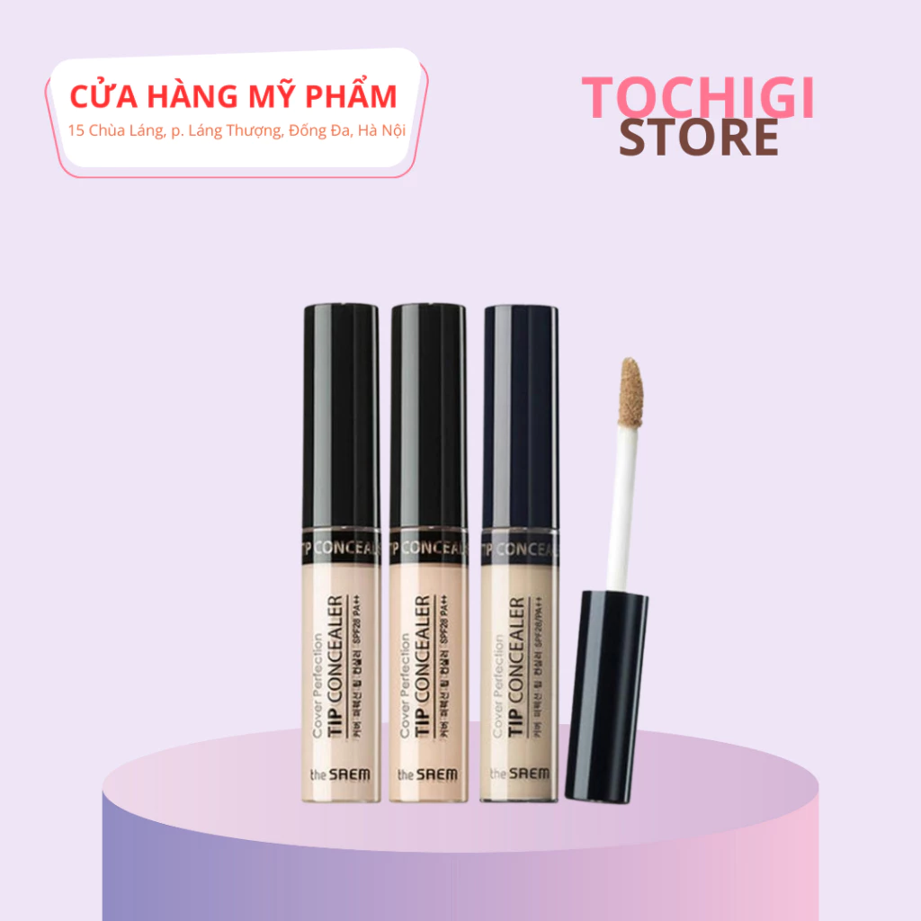 Che Khuyết Điểm The Saem The Saem Cover Perfection Tip Concealer 6.5g