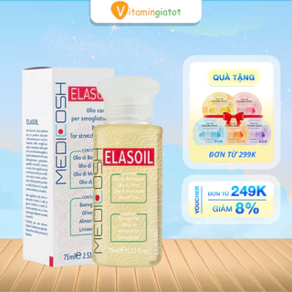 [Date 2026] Dầu Dưỡng Medicosh Elasoil Làm Mờ Rạn Da Cho Bà Bầu Sau Sinh Và Do Tăng Cân 75ml - Mẫu mới