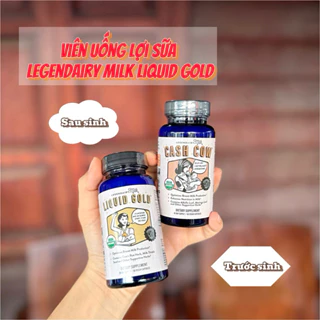 Viên uống lợi sữa hữu cơ Legendairy Milk tăng kích sữa và chất lượng sữa mẹ 60 viên của Mỹ