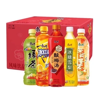 Chai nước trái cây Kangshifu nhiều vị 500ml, thơm mát mùa hè