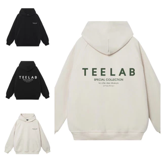 Áo  Hoodie  Chui in TEELAB Form Rộng Nam Nữ Unisex Chất Nỉ Bông Cao Cấp.