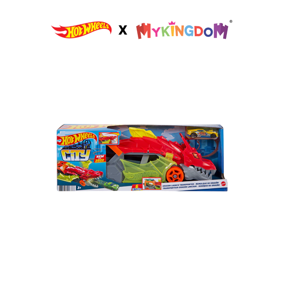 Đồ Chơi HOT WHEELS Siêu Xe Hỏa Long Cuồng Nộ GTK42