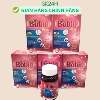 Viên uống bổ bầu Bobin Plus bổ sung DHA EPA vitamin và khoáng chất, dùng trước hoặc sau mang bầu, người mệt mỏi