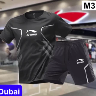 ĐỒ BỘ THỂ THAO L - NING SIÊU MỚI, SET ĐỒ BỘ CHẤT VẢI CAO CẤP PHONG CÁCH HOT 2024- DUBAI FASHION