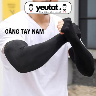 Găng Tay Chống Nắng Dài Nam, Bao Tay Chống Nắng Cao Cấp Chống Tia UV Bảo Vệ Da Thoáng Khí Thấm Hút Mồ Hôi