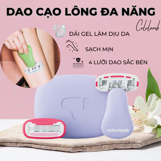 Dao cạo xịn, dao cạo lông bikini và toàn thân cho nữ 5 lưỡi có hộp đựng, dao cạo lông sạch mịn