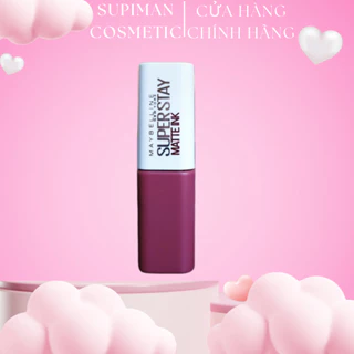 [Mini 2.7ml] Son Kem Lì 16H Lâu Trôi Maybelline New York Super Stay Matte Ink Lipstick size mini 2.7ml (Màu 80 Ruler)