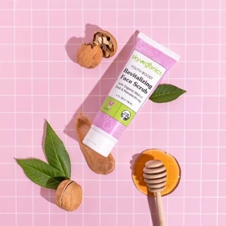 Tẩy da chết hữu cơ cho da mặt Sky Organic Youth Boost Revitalizing Face Scrub