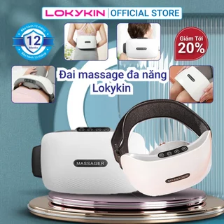 Máy massage bụng giảm mỡ Lokykin đai massage giảm đau nhức toàn thân