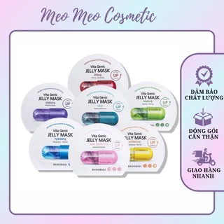 Set 10 Mặt Nạ Giấy Banobagi Jelly Mask, Combo Mặt Nạ Banobagi Dưỡng Trắng, Chống Lão Hóa Siêu Tiết Kiệm