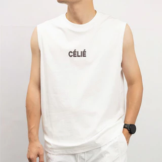 Áo tanktop CELIE DNST 33017, chất cotton mềm mại, form regular