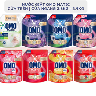 Nước Giặt OMO MATIC Cửa Trên | Cửa Trước | Cửa Ngang Ngăn Mùi Ẩm Mốc - Túi 3.6Kg | 3.9Kg Taphoatoanngoc2