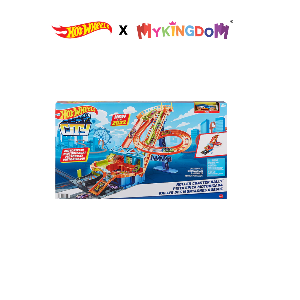 Mô Hình Đồ Chơi Hot  Wheels Bộ Tàu Lượn Siêu Tốc HDP04