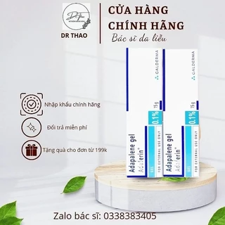 Kem mụn Differi - Adaferin Gel 0.1% giảm mụn trứng cá, mụn ẩn, mụn đầu đen, giảm sưng tấy đỏ cho da-15g-