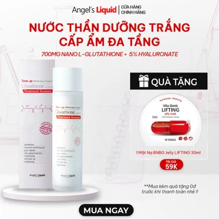 Nước Thần Dưỡng Trắng Da Cân Bằng Độ Ẩm Angel's Liquid Tone Up Whitening Program Glutathione Treatment Essence 150ml