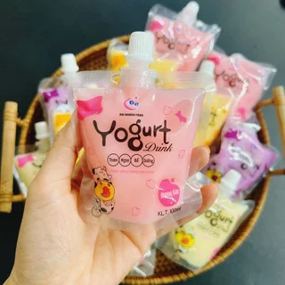 Túi Nước Sữa Chua Trái Cây Yogurt 4 Vị, Sữa Chua Uống Giải Nhiệt, đồ ăn vặt, Bà Tuyết Diamond