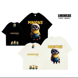 ÁO THUN “ MINIONS “ FORM OVERSIZE DL 280 GSM ( Đã xử lí có rút )