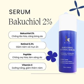 Serum Bakuchiol Retinol K Lady Care 50ml tái tạo tế bào mới collagen và chống oxy hóa phục hồi da +VIP