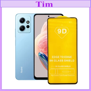 "Kính cường lực Xiaomi Redmi Note 12 4G " 9D Full màn hình, Ảnh thực shop tự chụp, tặng kèm bộ giấy lau kính TimShop