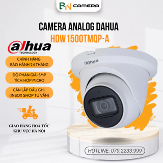 Camera Analog Dahua DH-HAC-HDW 1500TMQP-A 5.0MP, tích hợp micro