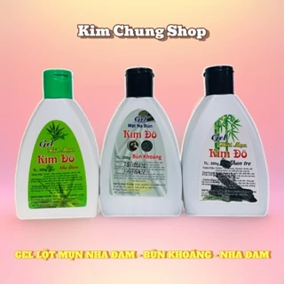 Gel lột mụn Kim Đô Nha đam, Bùn khoáng, Than hoạt tính - Gel hút mụn cám, mụn đầu đen 200g (KIM ĐÔ)