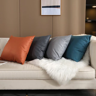 Gối sofa, gối tựa lưng sofa, Giả da Cao Cấp Phong Cách SangTrọng Châu Âu