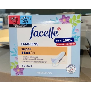 Băng vệ sinh Tampon Facelle nội địa ĐỨC 4 GIỌT 56  chiếc