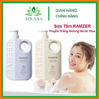 Sữa Tắm Truyền Trắng Hương Nước RAMZER Thơm Lâu Chứa Amino Acid Dưỡng Ẩm Sâu Giúp Da Mềm Mịn Trắng Da Solana Viet Nam