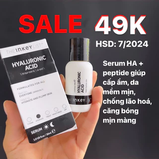 [Sephora US] Serum cấp ẩm Hyaluronic Acid THE INKEY LIST