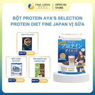 Bột Protein thực vật Aya’s Selection Protein Diet FINE JAPAN vị Sữa gói 325g