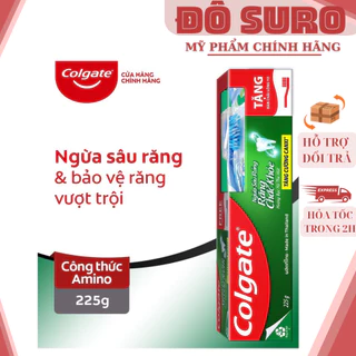 Kem đánh răng Colgate Ngừa sâu răng 225g tặng bàn chải