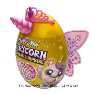 Trứng kì lân đồ chơi cánh tiên Zuru Rainbocorns Fairycorn Princess Surprise, 35 món ngẫu nhiên