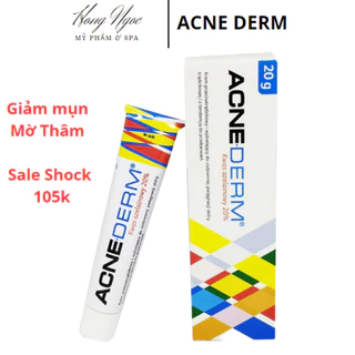 Kem giảm mụn Acne Derm, mờ thâm, đều màu da. Acne Derm Azelaic Acid 20%