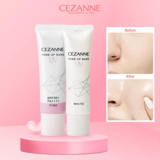 Kem Chống Nắng Cezanne Kiêm Kem Lót Lên Tone Không Cồn Cezanne Tone Up Base SPF 50+ PA++++