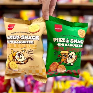 Bánh Mì Sấy Bơ Tỏi Hàn Quốc garlic Snack - BỊC 120gr - ĂN VẶT SIÊU NGON