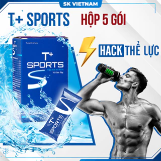 T+Sports Hộp 5 gói Thức uống thể thao bổ sung năng lượng bù nước bù điện giải bồi bổ cơ thể