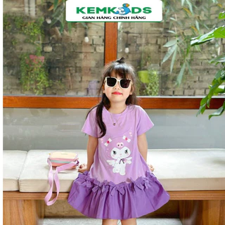 Váy bé gái Kem kids  họa tiết Kuromi cho bé đi học , đi chơi 8-28kg