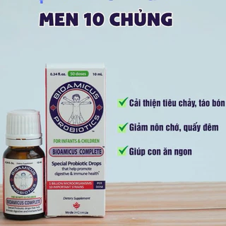 Men vi sinh 10 chủng Bioamicus Completen cho hệ tiêu hoá